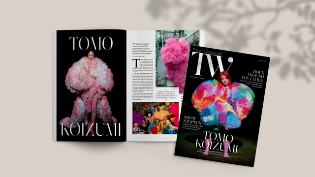 英字ライフスタイルマガジン「Tokyo Weekender」の5月-6月号を発行！本号のテーマは”Diversity”。ユニークなデザインを通じて、多様性の魅力を表現するTOMO KOIZUMIを特集